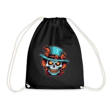 Design d’Halloween effrayant pour la prochaine fête - Sac de sport léger - noir - Devant