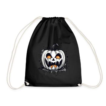 Halloween Design gruselig für die nächste Party - Turnbeutel - Schwarz - Vorne