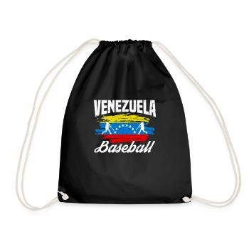 Venezuela national baseball team championship - Drawstring Bag - black - Front