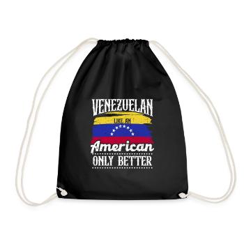 Amérique du Sud vénézuélienne Pays d’origine Amérique latine - Sac de sport léger - noir - Devant