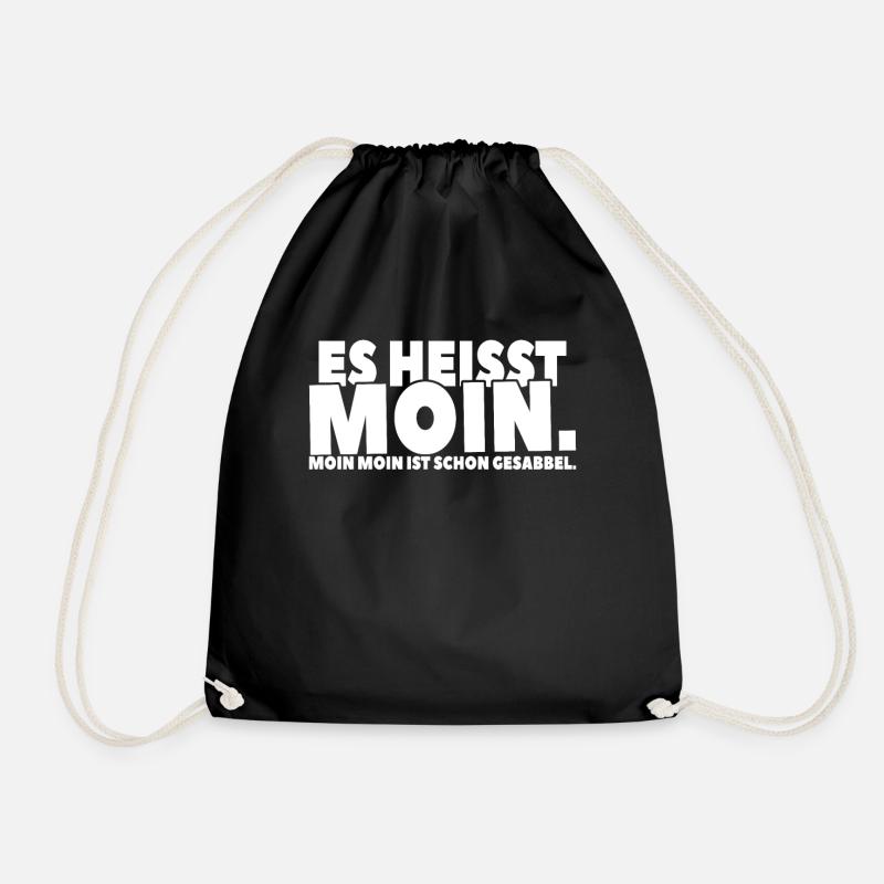 Moin³: Gesabbel und mehr - Turnbeutel - Schwarz