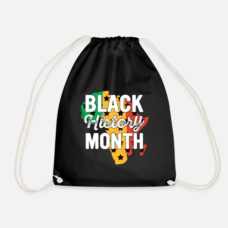 Black History Month Black History - Turnbeutel - Schwarz