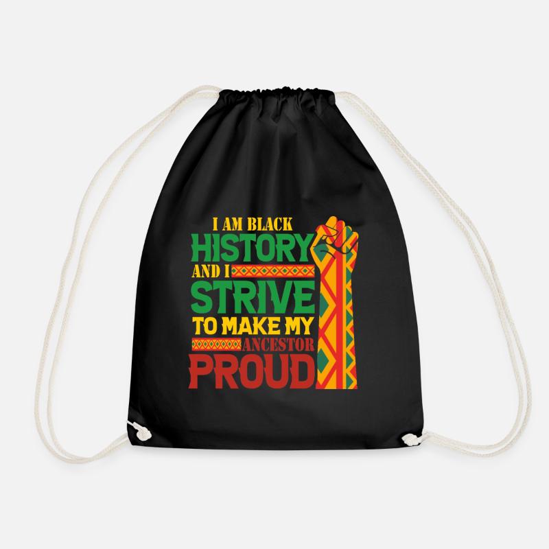 Black History Month Black History - Turnbeutel - Schwarz