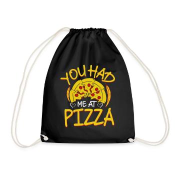 Pizza - Sac de sport léger - noir - Devant