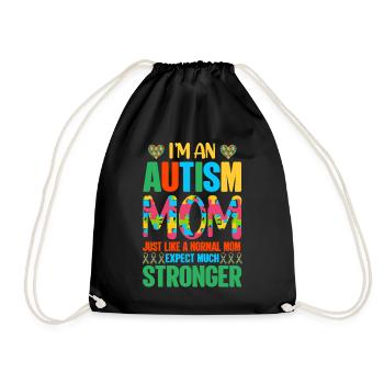 Autisme Autiste - Sac de sport léger - noir - Devant