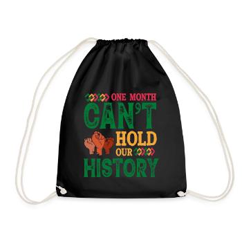 Mois de l’histoire des Noirs Histoire des Noirs - Sac de sport léger - noir - Devant