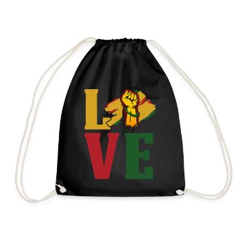 Mois de l’histoire des Noirs Histoire des Noirs - Sac de sport léger - noir - Devant