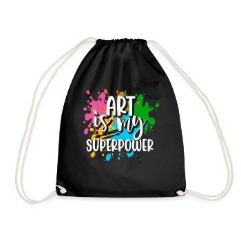 Artist - Drawstring Bag - black - Front