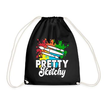 Artist - Drawstring Bag - black - Front