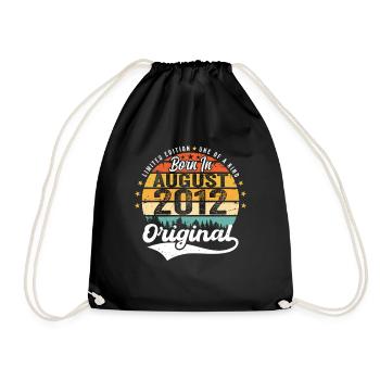 Août 2012 Idées cadeaux d’anniversaire 2012 Août - Sac de sport léger - noir - Devant