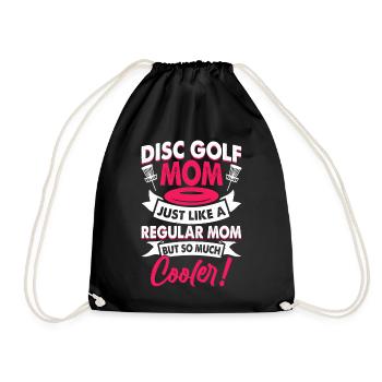 Discgolf Disc Golf - Drawstring Bag - black - Front