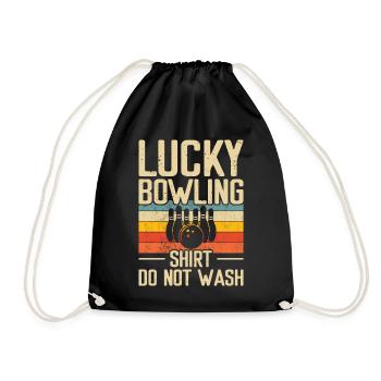 Bowling - Turnbeutel - Schwarz - Vorne
