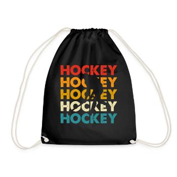 Hockey Eishockey Hockey sur glace - Sac de sport léger - noir - Devant
