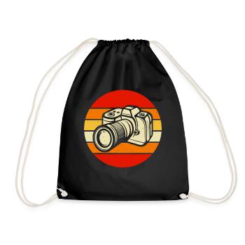 Photographer - Drawstring Bag - black - Front