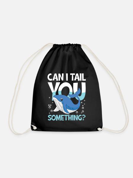 Can I Tail You Something? - Turnbeutel - Schwarz