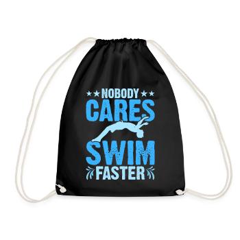 Flotteur de natation - Sac de sport léger - noir - Devant