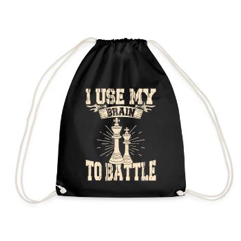 Chess - Drawstring Bag - black - Front