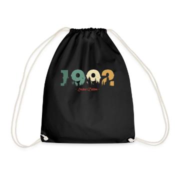 Cadeau d’anniversaire vintage 1992 - Sac de sport léger - noir - Devant