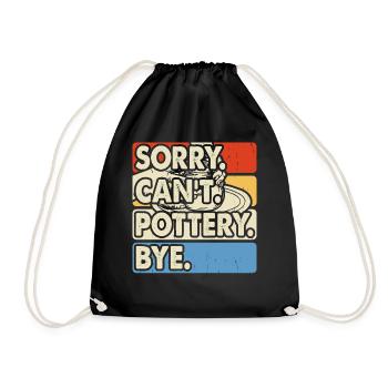 Poterie Poterie Poterie - Sac de sport léger - noir - Devant