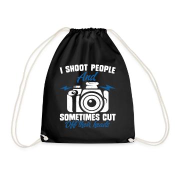 Photographer - Drawstring Bag - black - Front