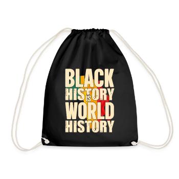 Mois de l’histoire des Noirs Histoire des Noirs - Sac de sport léger - noir - Devant