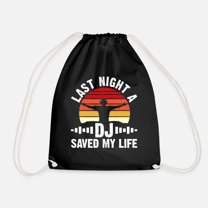 Dj - Turnbeutel - Schwarz