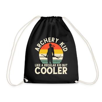 Archer Archery - Drawstring Bag - black - Front