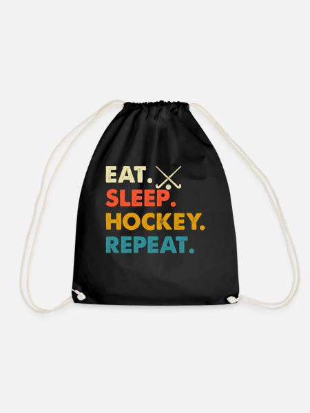Hockey - Turnbeutel - Schwarz