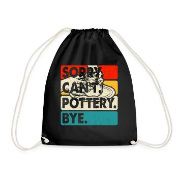Poterie Poterie Poterie - Sac de sport léger - noir - Devant