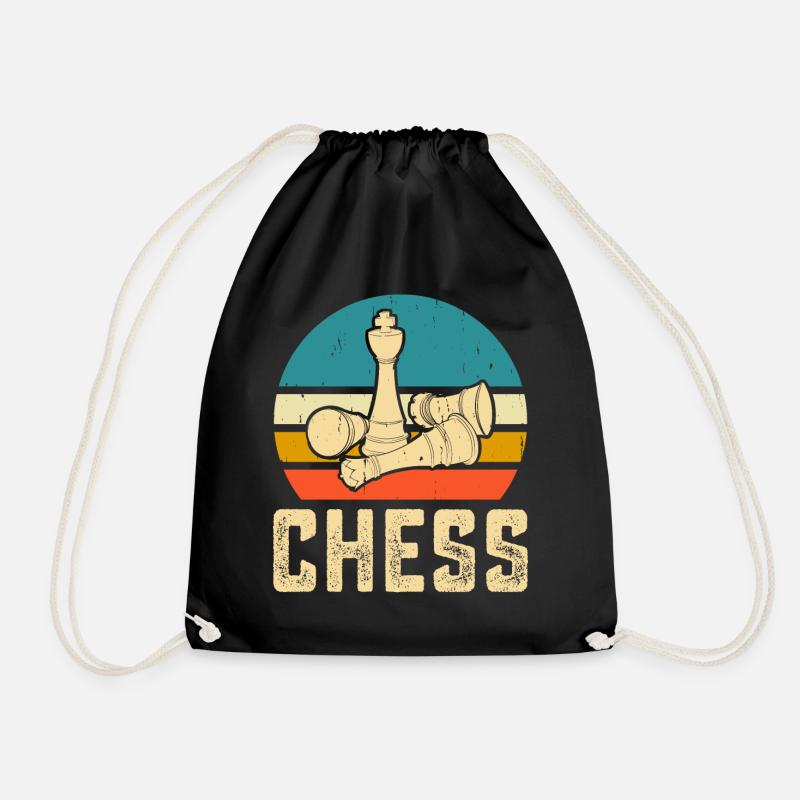 Échecs - Sac de sport léger - noir