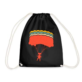 Paragleiter Parapente Gleitschirmfliegen - Sac de sport léger - noir - Devant