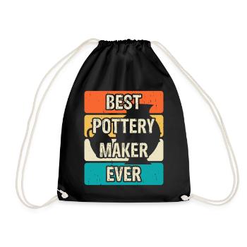 Poterie Poterie Poterie - Sac de sport léger - noir - Devant