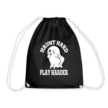 aunted Hard Play Tee Spirited Fun Festive - Sac de sport léger - noir - Devant