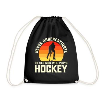 Hockey sur glace Eishockey - Sac de sport léger - noir - Devant