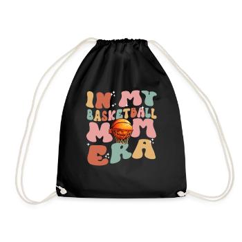 In My Basketball Mom Era - Basketball féminin mignon - Sac de sport léger - noir - Devant