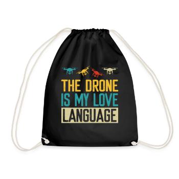 Drone - Sac de sport léger - noir - Devant