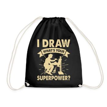 Artist - Drawstring Bag - black - Front