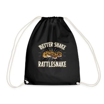 Better Shake Rattlesnake Snake Lover - Sac de sport léger - noir - Devant