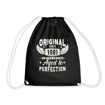 Anniversaire légendaire de 1981 - Sac de sport léger - noir - Devant