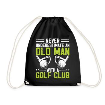 Golf Golfeur - Sac de sport léger - noir - Devant