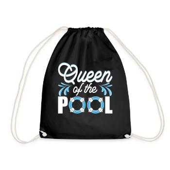 Swimming Float - Drawstring Bag - black - Front