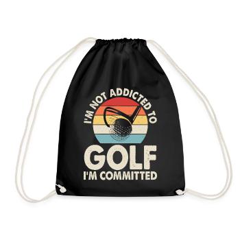 Golf golfeur - Sac de sport léger - noir - Devant