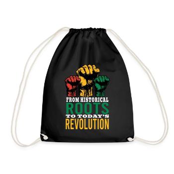 Des racines historiques à la révolution d’aujourd’hui - Sac de sport léger - noir - Devant