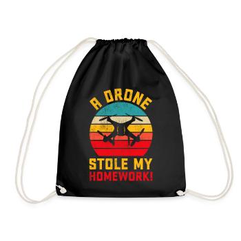 Drone - Sac de sport léger - noir - Devant