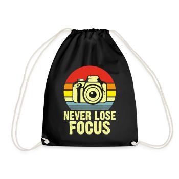 Photographer - Drawstring Bag - black - Front