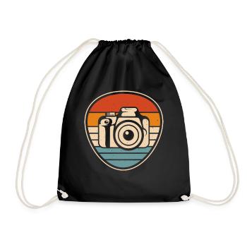Photographer - Drawstring Bag - black - Front