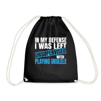 Pour ma défense, je n’ai pas été supervisé en jouant - Sac de sport léger - noir - Devant