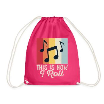 Partitions musicales Musiciens - Sac de sport léger - fuchsia - Devant
