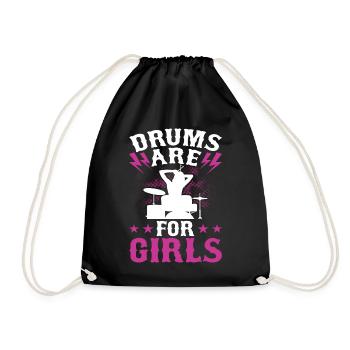 Batterie Batteur Batteur - Sac de sport léger - noir - Devant