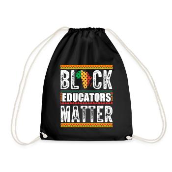 Mois de l’histoire des Noirs Histoire des Noirs - Sac de sport léger - noir - Devant